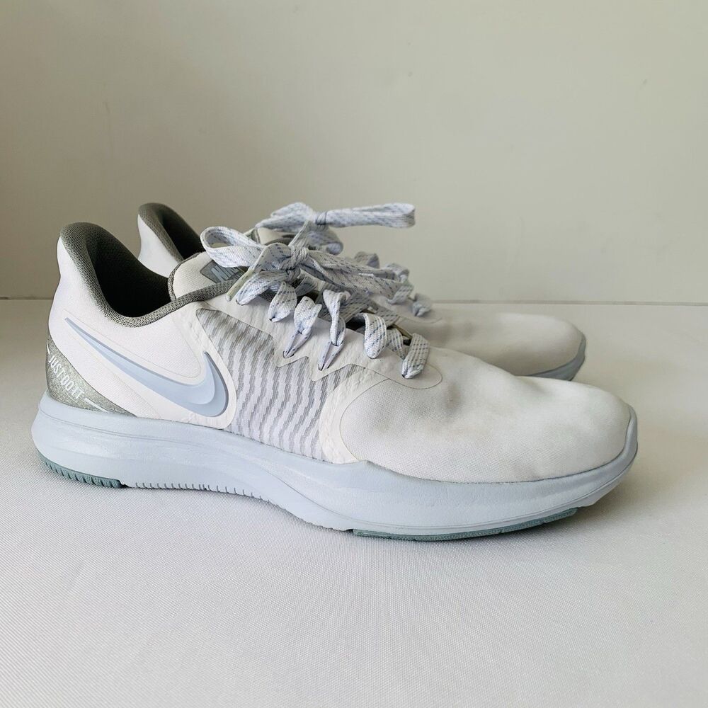 Nike Shoes In Season TR-8 Women 7.5 White Half Blue Athletic Training Sneaker